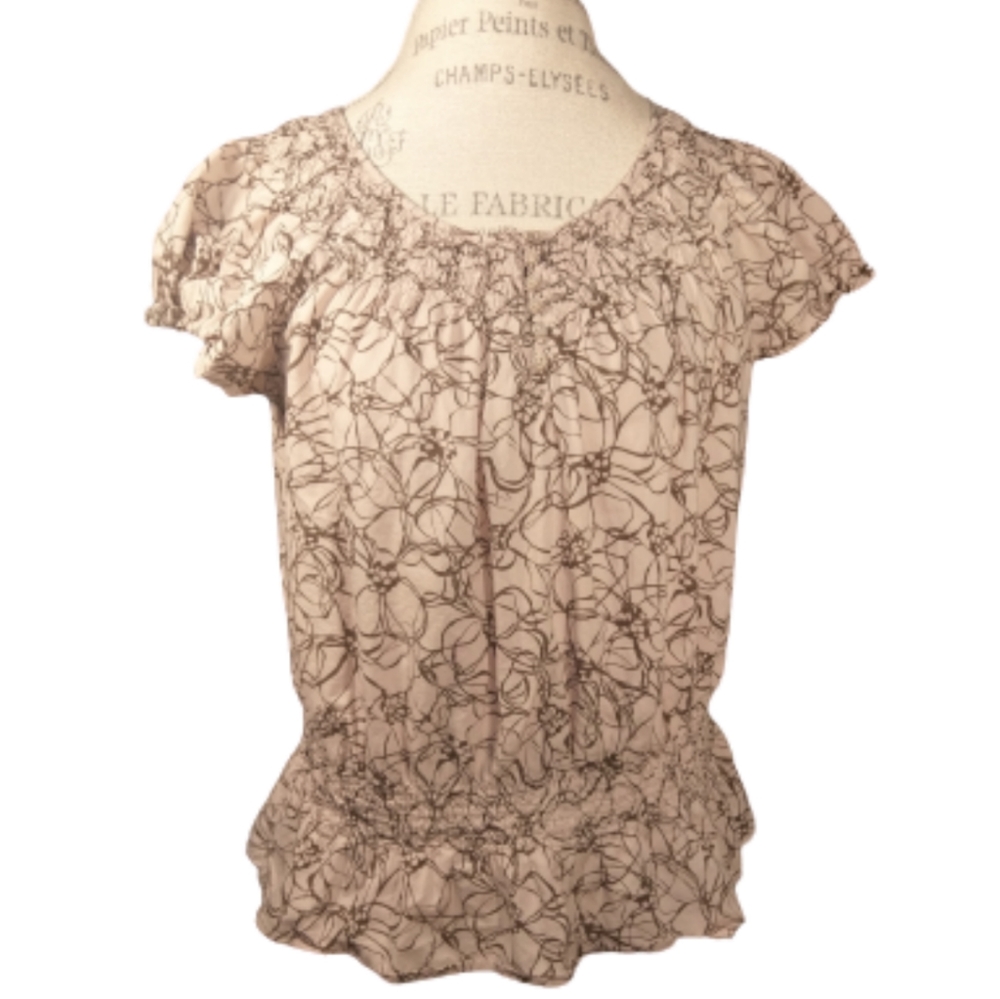 Izod peasant top